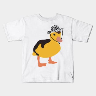 Cowboy duck Kids T-Shirt